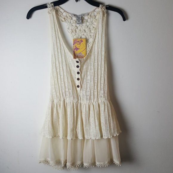 American Rag Tops - NWT American Rag Knit Mesh Top Size M